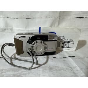 Vintage Samsung Maxima Zoom 105XL 35mm Film Camera Point Shoot Manual Untested